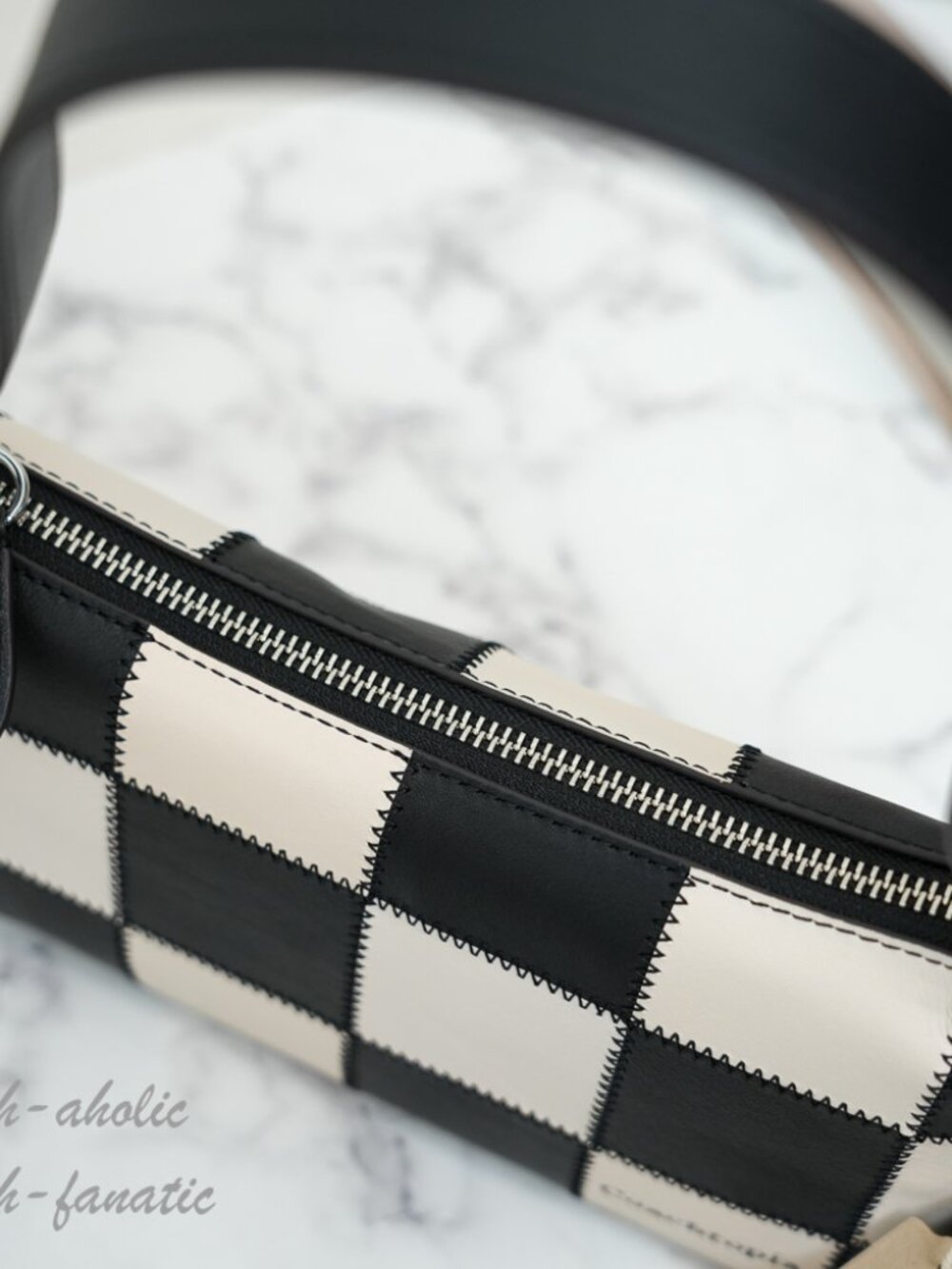 Coach Coachtopia Alter Ego Small Slouchy Shoulder Bag Checkerboard CGQ32 NWT - Picture 10 of 12